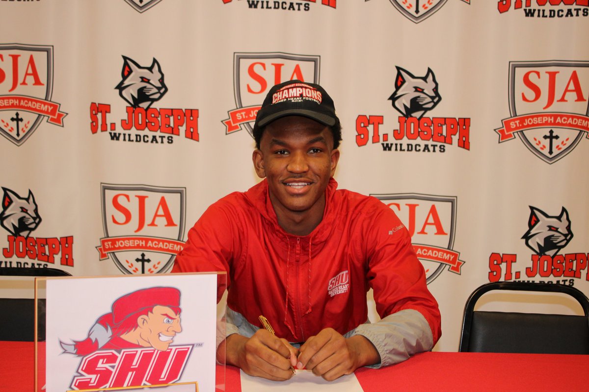 Congratulations to Jahqir Haley on signing with Sacred Heart University Football! Jahqir will compete at the NCAA Division I level. We are so proud of Jahqir for this HUGE accomplishment, and we can't wait to watch you succeed in your future collegiate career!