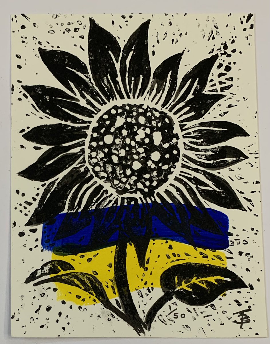 tiffanyjbudd's tweet image. I am happy to sell my special edition Lino cut prints in aid of the Ukraine Crisis. 🇺🇦❤️
Just £20.50 with £15 going to The @BritishRedCross Ukraine Crisis. The rest covers post, packing &amp;amp; fees.
50 signed editions are available. 
tiffanybudd.bigcartel.com/product/help-f…
 #mhhsbd #HelpUkraine #art