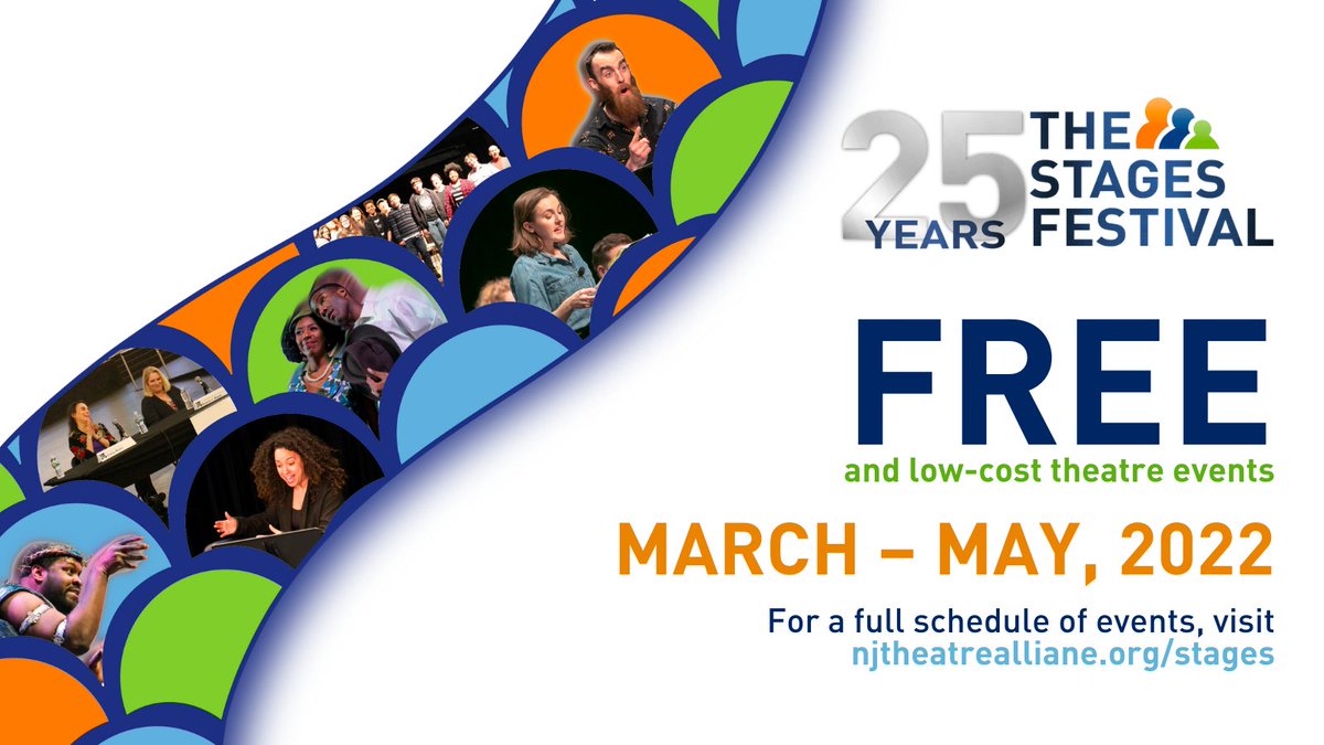 The 2022 Stages Festival is here!⁠ Over 80 events from our 40 member theatres! For a full schedule of events >> bit.ly/StagesFestival…

#NewJersey #StagesFestival2022 #StagesFestival #Theatre #Virtual #NJTheatre