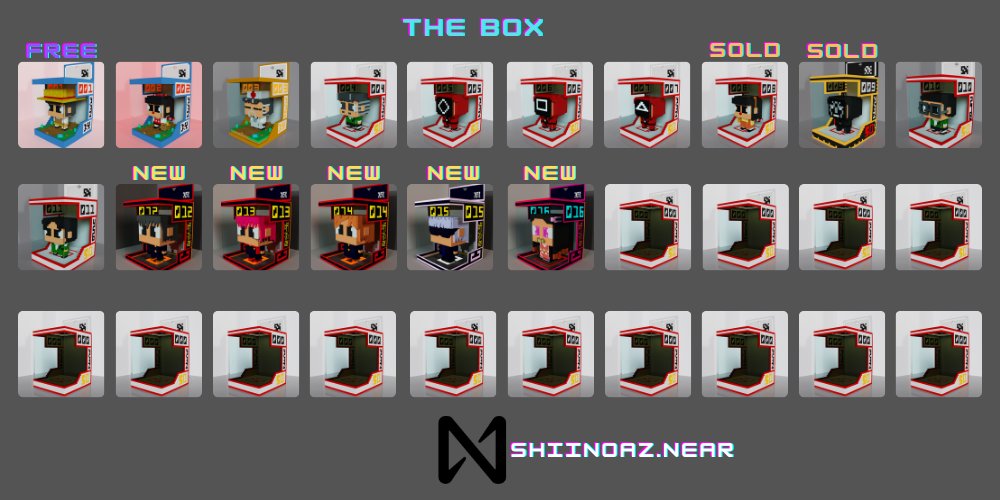 🌈🌈🌈UPDATE Drop🌈🌈🌈
-----------The Box ---------
At <a href="/ParasHQ/">Paras 🟩🟧</a> 

paras.id/collection/the…………

#PARASnft #paras #nearNFTs #NFTCommumity #nft #NEARnft #NEARcollector #NEARverse #NEARProtocol #nftcollector