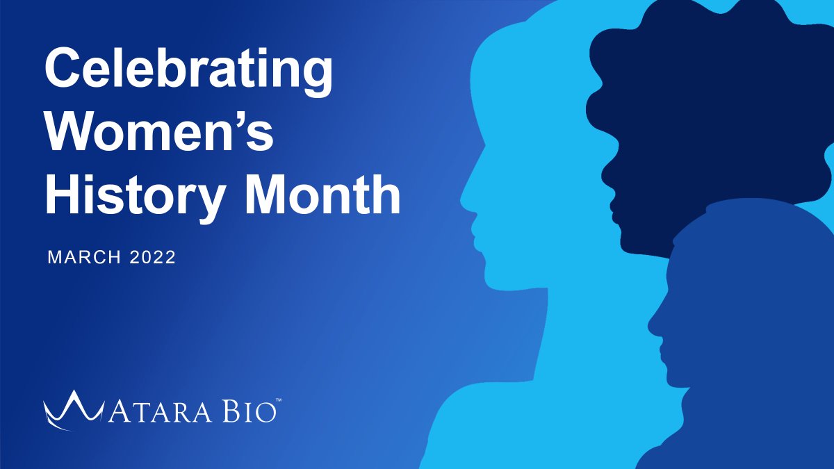 Atarabio's tweet photo. In honor of Women's History Month, we celebrate the contributions of women who have shaped our organization &amp; industry and are committed to uplifting the leadership, voices &amp; impact of women through grassroots efforts like the Atara Women’s Alliance. #LifeatAtara #womeninhistory https://t.co/JPTDHdZjXd