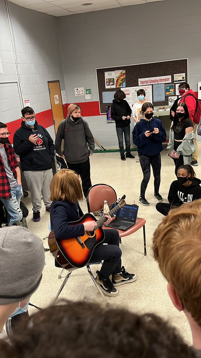 John Lennon is in the cafeteria <a href="/HPRwildcats/">High Point Regional High School</a>