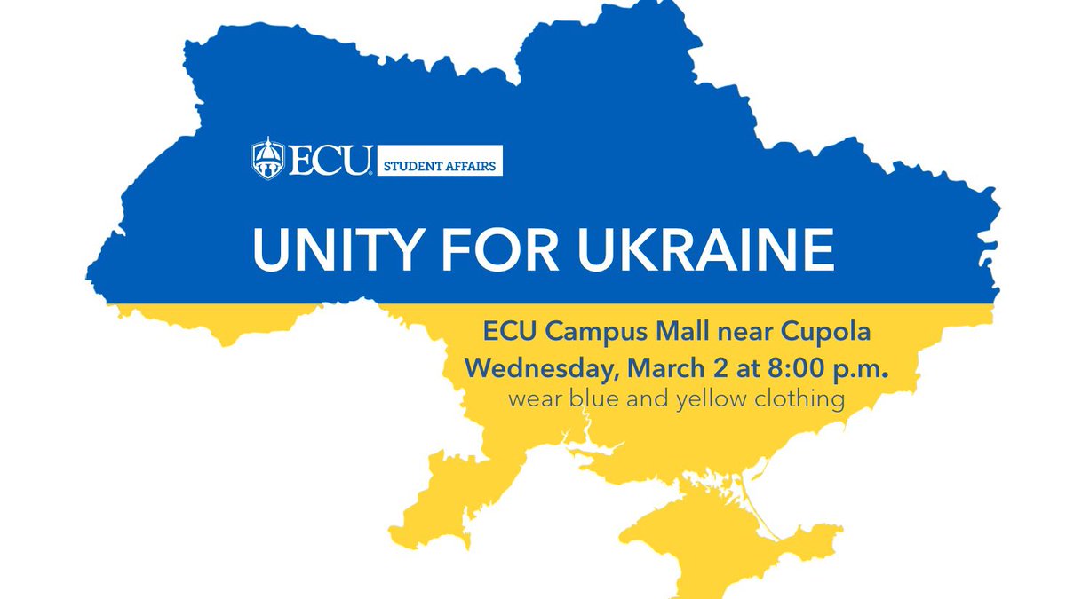 Join us Wednesday night for a candlelight vigil as we unite in support for the people of Ukraine.