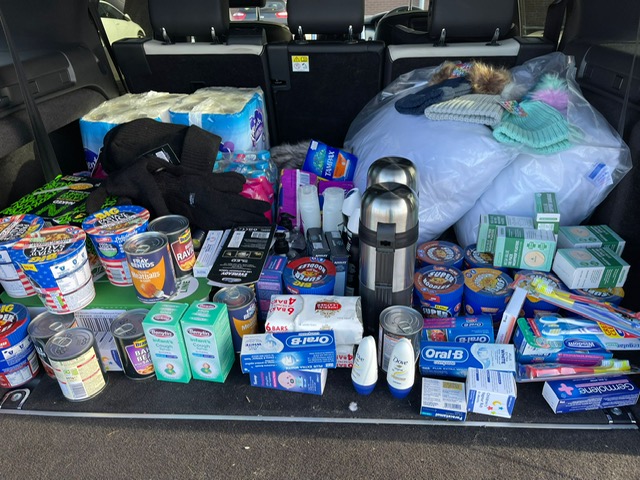 Our team were keen to do their bit and show support for those affected by the terrible events in Ukraine. Here are Rebecca and Catherine buying and donating supplies #standwithukraine