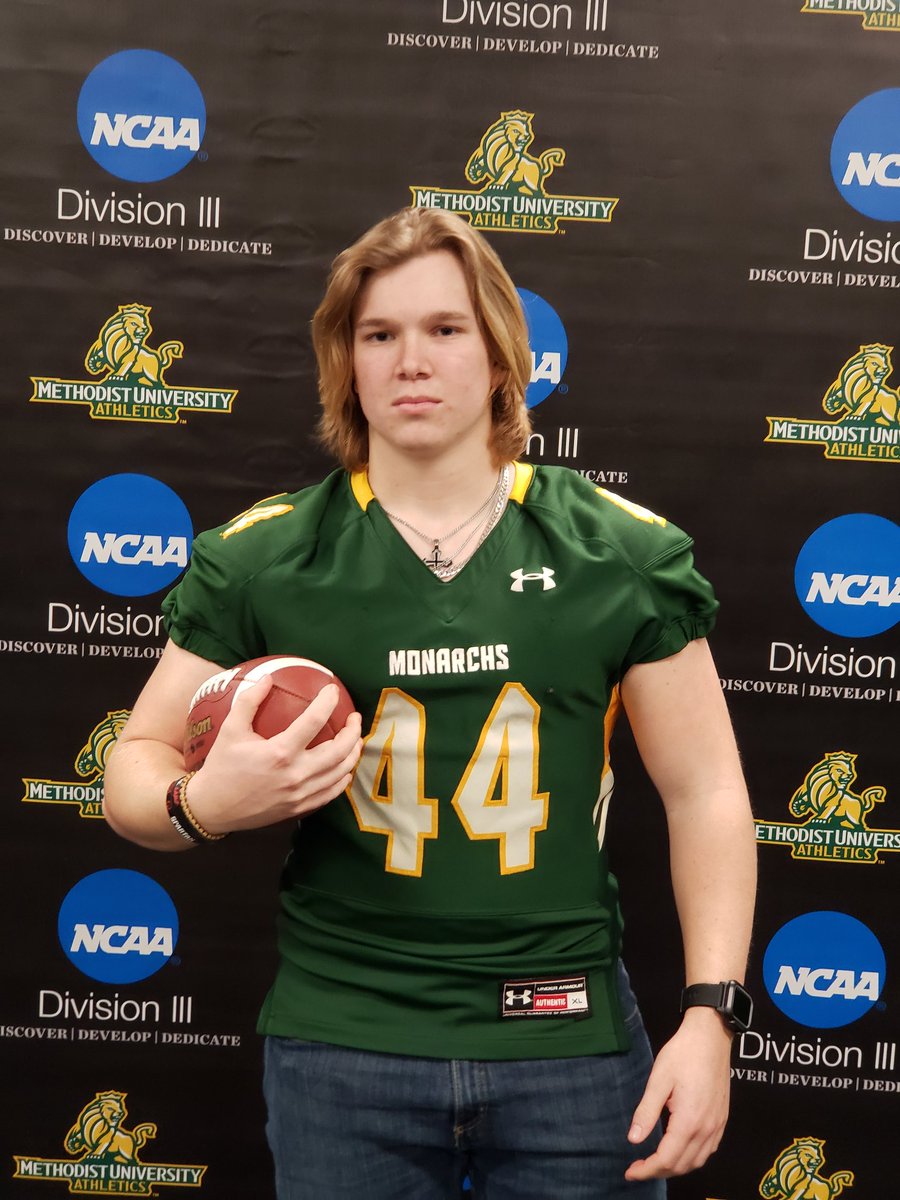JacobStreet44's tweet photo. What an amazing day. Toured a beautiful campus and met some amazing coaches. Thanks for the offer to play at the next level. @Coach_A_P @Coachkuz_  @_coachcccoleman @Methodist_FB @coachrobandrews @RecruitGeorgia @GroveFB @WGHS_warriors @warriorsofwg https://t.co/NzWeZwUHI9