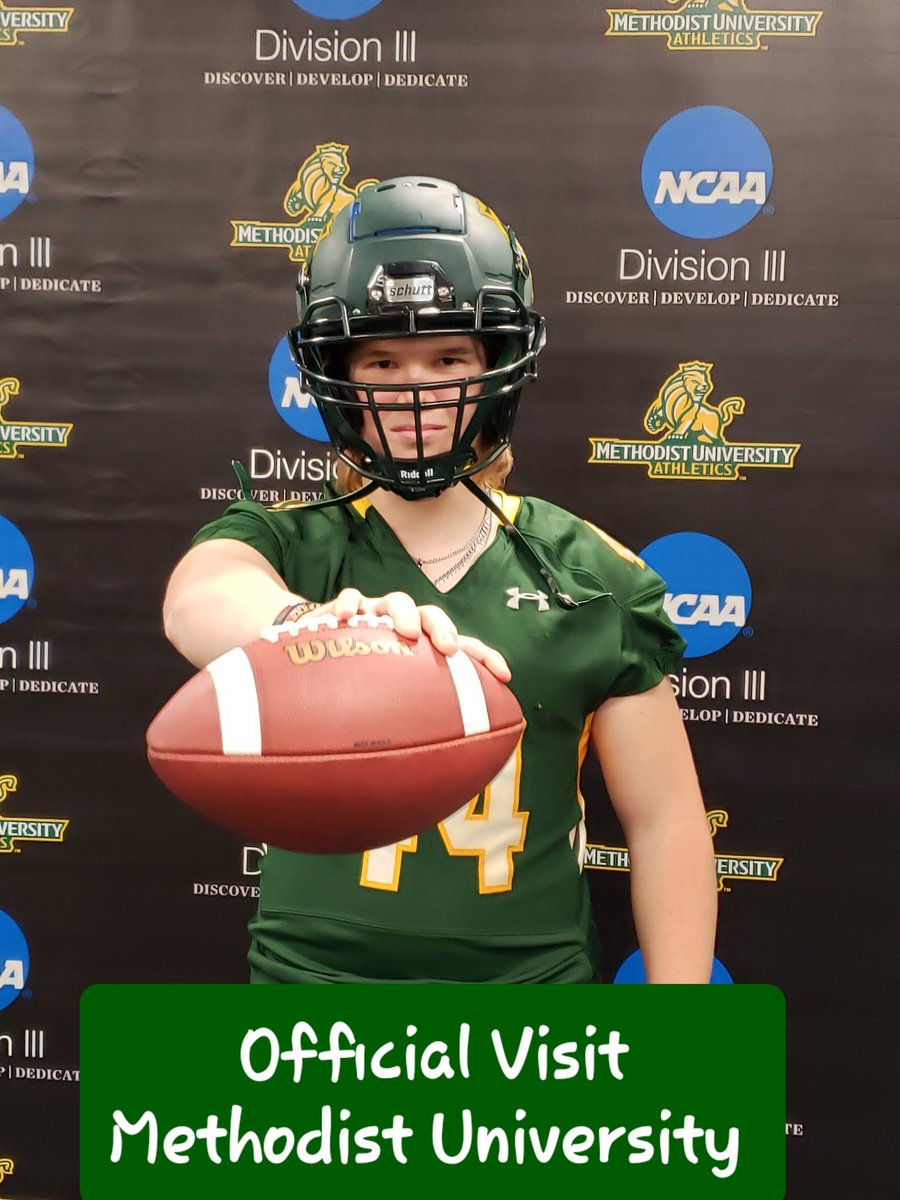 JacobStreet44's tweet photo. What an amazing day. Toured a beautiful campus and met some amazing coaches. Thanks for the offer to play at the next level. @Coach_A_P @Coachkuz_  @_coachcccoleman @Methodist_FB @coachrobandrews @RecruitGeorgia @GroveFB @WGHS_warriors @warriorsofwg https://t.co/NzWeZwUHI9