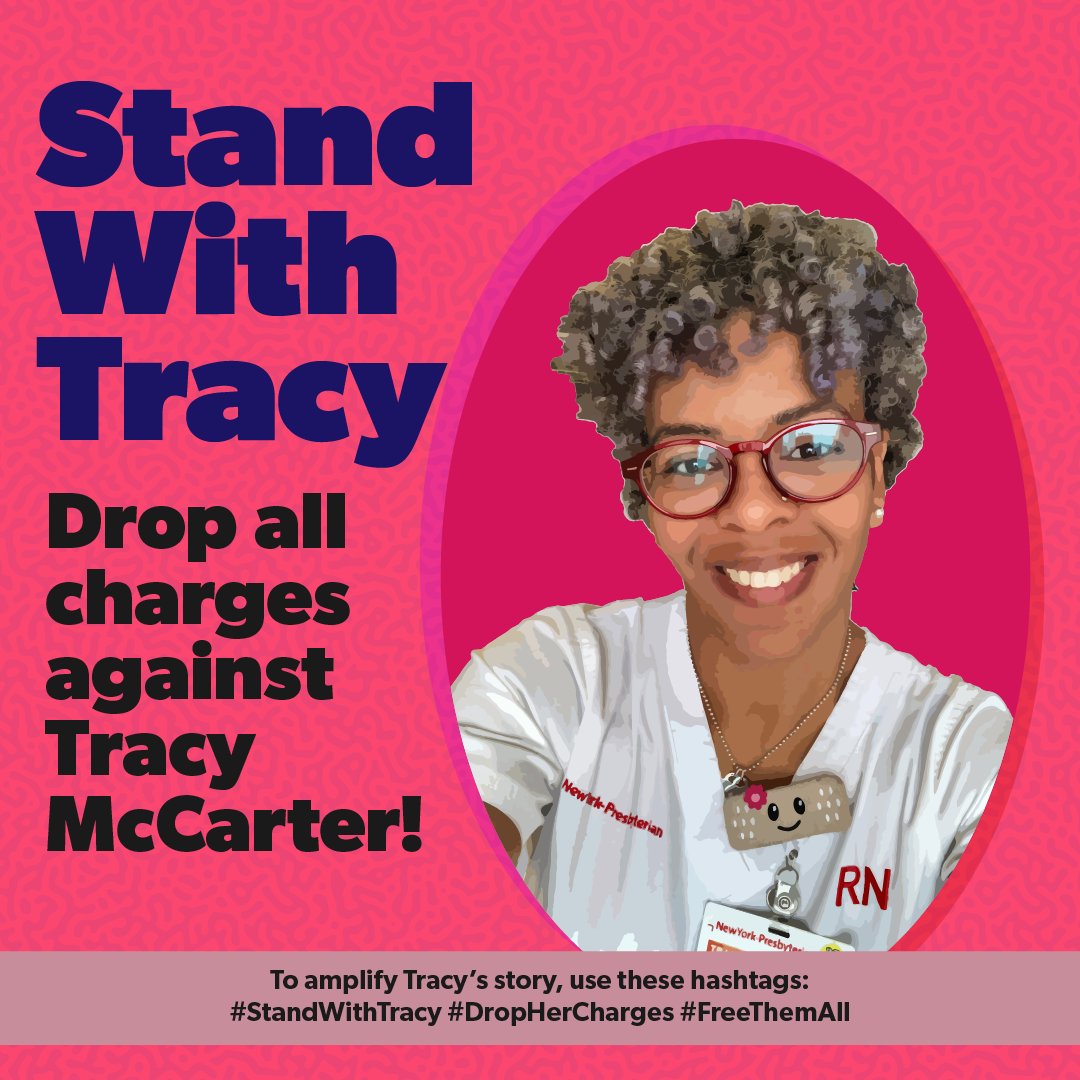 While campaigning, @AlvinBraggNYC said he was against prosecuting survivors of domestic violence & that he stood with Tracy. Stay true to your word @ManhattanDA & use your discretion to #DropHerCharges & #StandWithTracy!