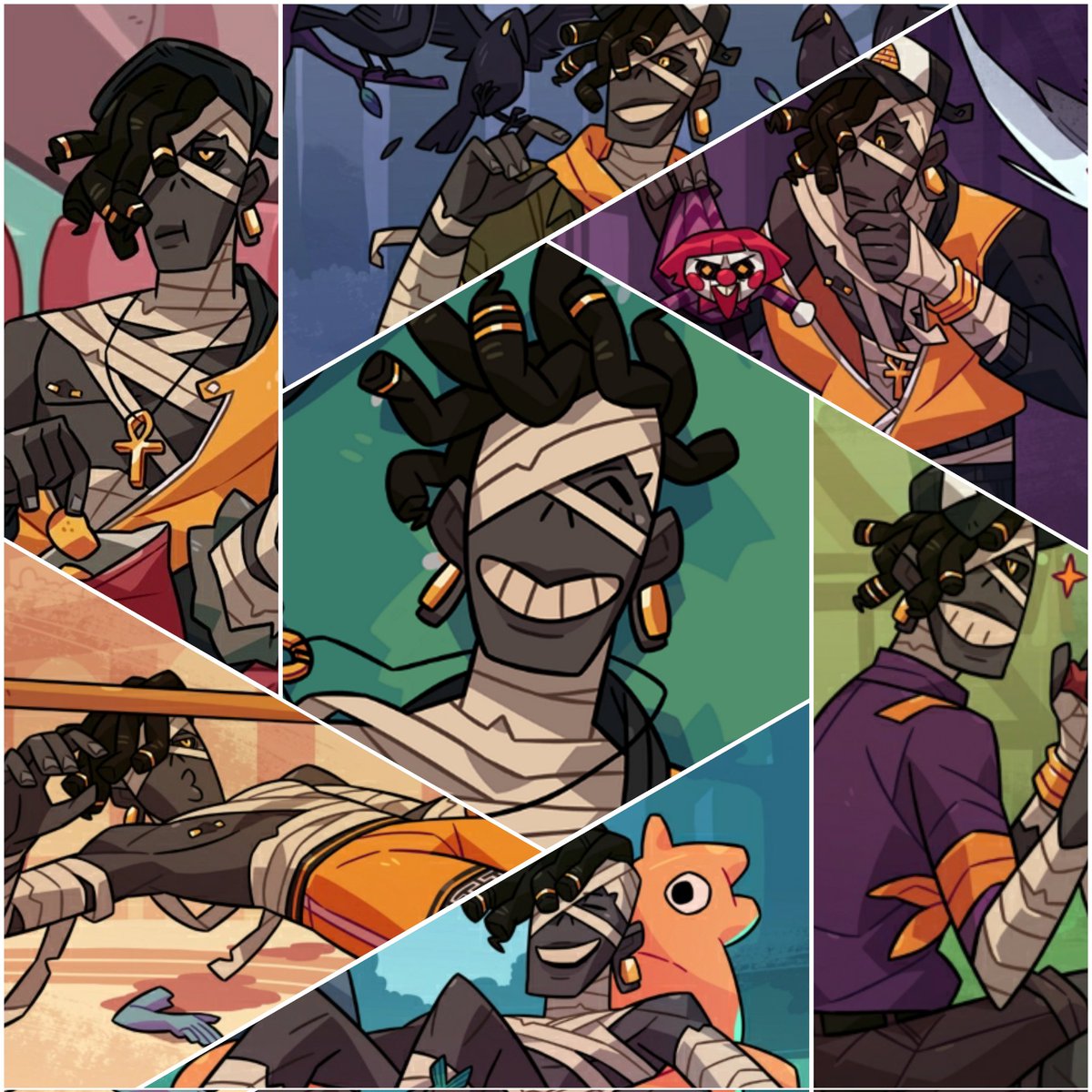 ㅤㅤㅤㅤㅤㅤㅤ Abdu
 ㅤ─────『   𓋹   』─────
ㅤㅤㅤ   The Skater Mummy
ㅤ ─────『   𓋹   』─────

 ㅤㅤㅤ     “I just like to do
ㅤㅤ things that I think are fun.
We should chill together sometime.”

  #MPRP #MonsterPromRP #MonsterCampRP #MVRP