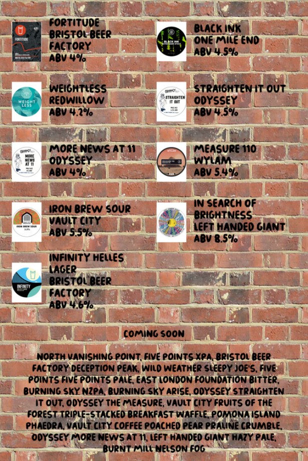 Beer In Hand (@bihhereford) on Twitter photo On the bar today! Open from 5pm
Beer Board: bit.ly/2F0iKKH
<a href="/BrisBeerFactory/">Bristol Beer Factory</a> <a href="/OneMileEnd/">OME</a> <a href="/redwillowbrew/">Redwillow Brewery</a> <a href="/Odysseybrewco/">Odyssey Brew Co</a> <a href="/wylambrewery/">Wylam Brewery</a> @vaultcitybrew <a href="/LHGBrewingco/">Left Handed Giant</a> <a href="/HerefordCAMRA/">Hereford CAMRA</a>
#RealAleFinder On the bar today! Open from 5pm
Beer Board: bit.ly/2F0iKKH
<a href="/BrisBeerFactory/">Bristol Beer Factory</a> <a href="/OneMileEnd/">OME</a> <a href="/redwillowbrew/">Redwillow Brewery</a> <a href="/Odysseybrewco/">Odyssey Brew Co</a> <a href="/wylambrewery/">Wylam Brewery</a> @vaultcitybrew <a href="/LHGBrewingco/">Left Handed Giant</a> <a href="/HerefordCAMRA/">Hereford CAMRA</a>
#RealAleFinder