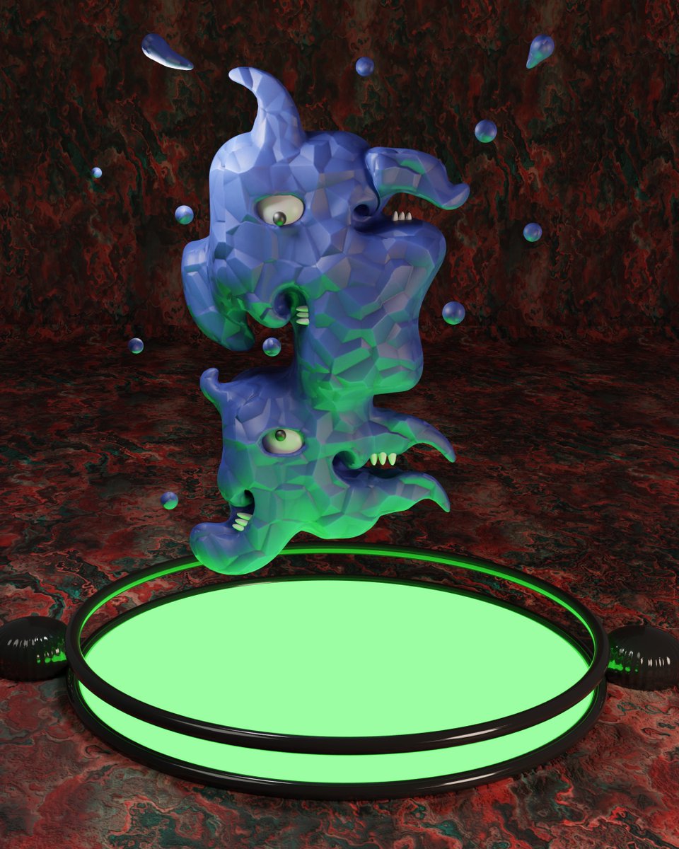 CraigSmithArt1's tweet photo. Lab experiments given life by a toxic 'goop' ... Goopz #58 and #59 say hi! https://t.co/qKk511cpj2
@kusamanetwork #RMRK #NFTCollection #NFTCommunity #NFT $KSM #Goopz https://t.co/whpLO0B6Pr
