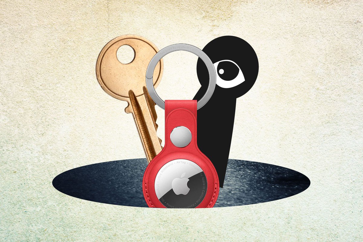 verge's tweet image. AirTags are dangerous — here’s how Apple could fix them theverge.com/2022/3/1/22947…