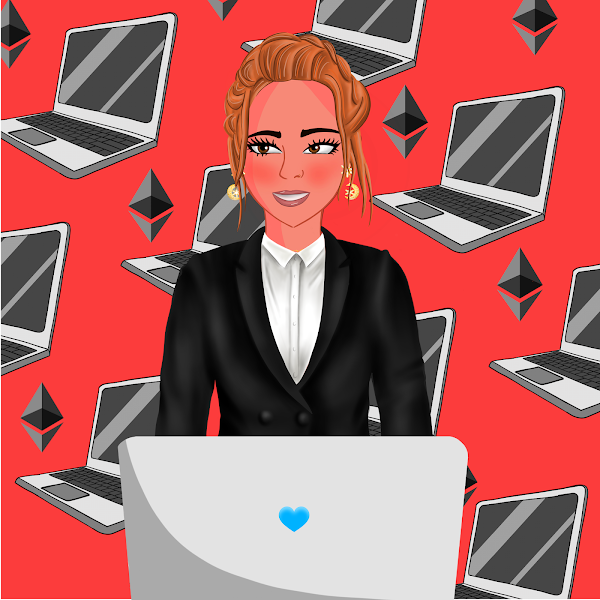 PrettyLilNFT's tweet photo. Say hello to my @CryptoTechWomen baddies! Just revealed and I'm in love 😎 #NFTCommunity https://t.co/MSFysiQi6s