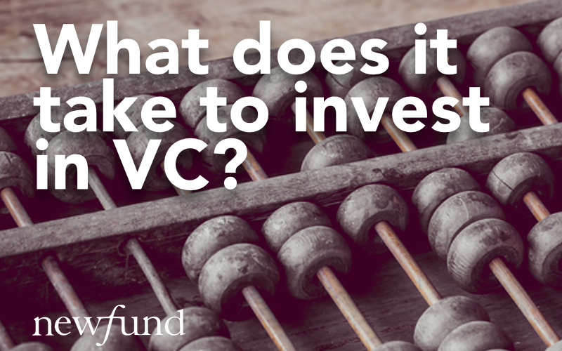 An investment in a venture capital fund is an investment program, which is a huge difference from an investment in a hedge fund. It requires some modeling, which is why we created one so you don't have to worry about it. Txs @augustinsayer @lizoxhorn for the assist!