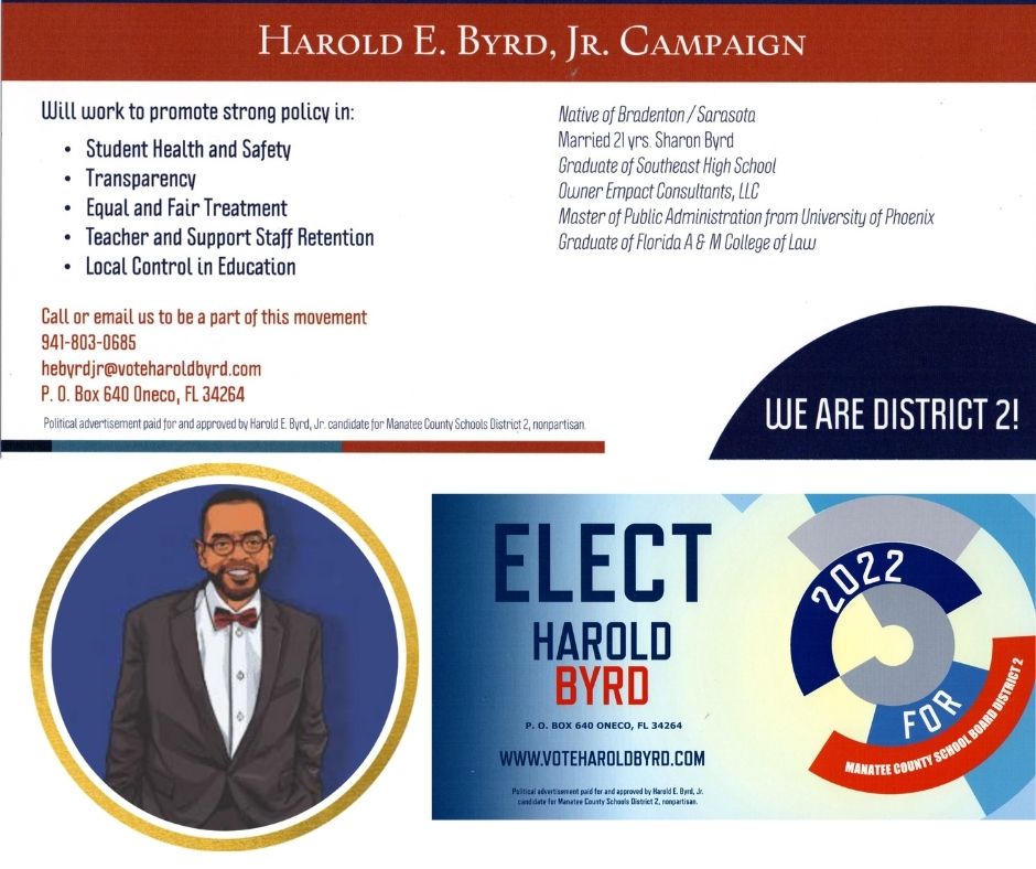 Councilman_Byrd's tweet photo. Just started as a #LongTermSubstitute throughout the rest of the school year to fill a need #Bradenton #Palmetto #VoteHaroldByrd #ManateeSchools #EducationMatters https://t.co/HHxyx1qkwn