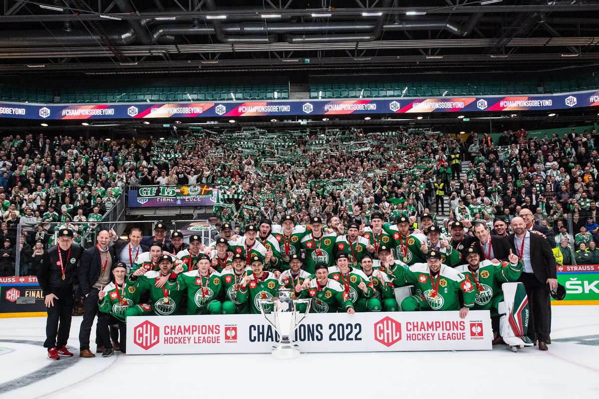 championshockey's tweet photo. 🏆 Champions 🏆
#CHLFinal #ChampionsGoBeyond https://t.co/mOkjMFKUu4