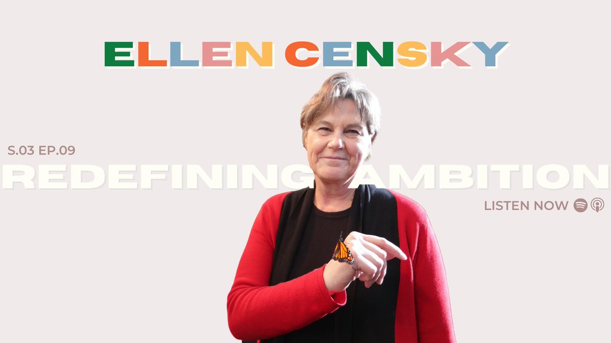 “Keep your mind open…I never set out to do what I’m doing now.” —Ellen Censky on #RAmbitionPod. spoti.fi/3K1ZLii