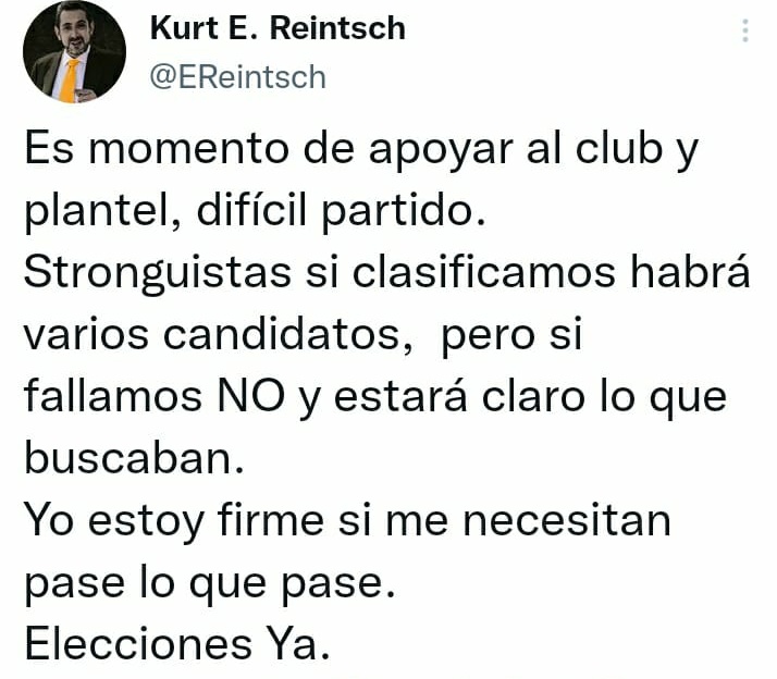 ElDerribador's tweet photo. KURT SE SUMA A LA COPA
#KurtReintsch candidato a la presidencia atigrada y su mensaje de apoyo al plantel, horas antes del partido por Copa Libertadores. Más información en #CompetenciaBolivia de lunes a viernes a las 13 y 19 hrs.
RKM 91.0 FM
https://t.co/Rk1VDYRtRq https://t.co/PMRmq9oImS