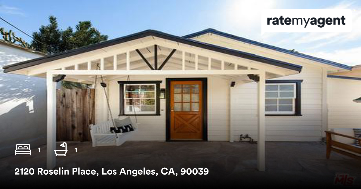 1 🛏 1 🛀  
📍 2120 Roselin Place, Los Angeles, CA, 90039

My latest sale on #ratemyagent
rma.reviews/ZeFXU2N9IQNI