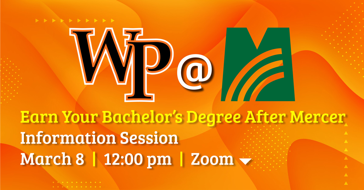 Earn your bachelor's degree from <a href="/wpunj_edu/">William Paterson University</a> right on our West Windsor campus! 💚💛

Join us next Tuesday for a virtual info session. @WPatMercer 

More info: wpunj.edu/mercer