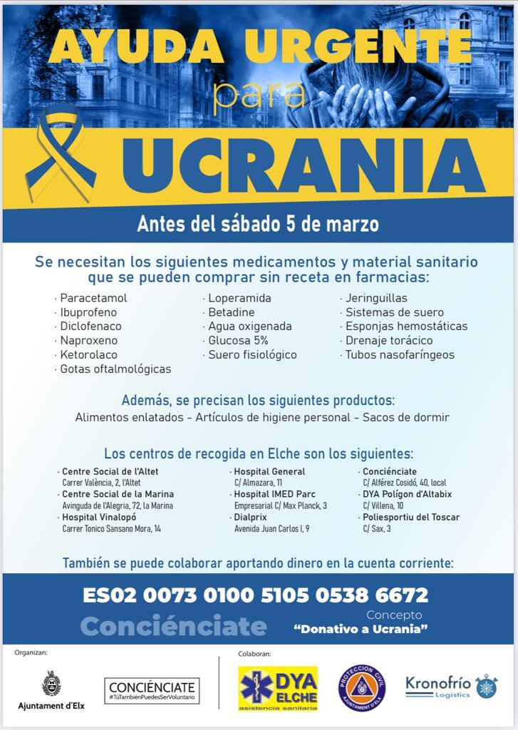 latorretaelx's tweet photo. Ayuda urgente para Ucrania 🇺🇦 https://t.co/olGmUbpZ2o