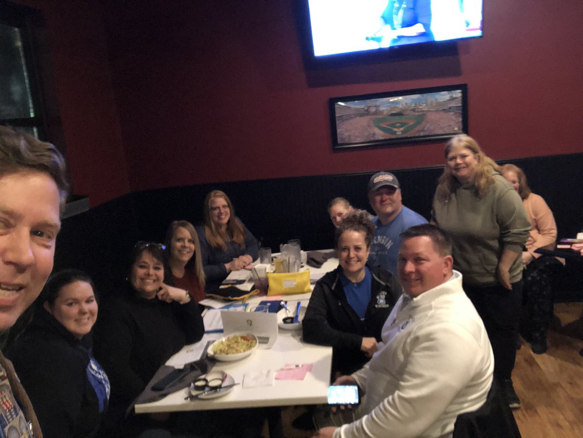ManuszakEdward's tweet photo. TY Social House 103 for hosting the Feb. 2022 Sip with the Supt. event last night!  Coordinated with the weekly Boosters Queen of Hearts raffle! Nice! #rowlikevikings https://t.co/hPYSlJa1gX