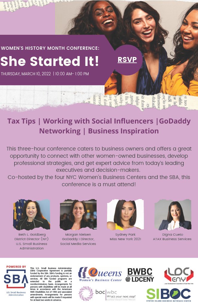 Queens Women's Business Center tweet media