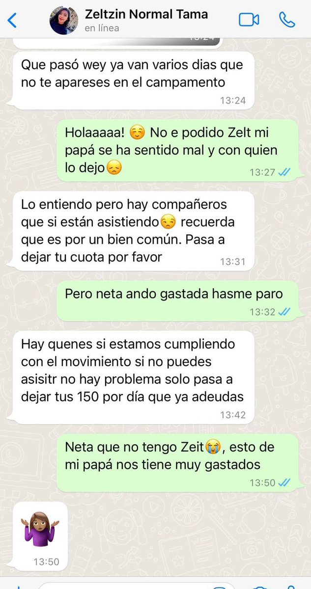 jaimeguerrero08's tweet photo. ⚠️‼️#Extra‼️⚠️

Exhiben en redes sociales a esa seudo estudiante “normalista” de #Oaxaca que cobra cuotas a quienes no asisten al “movimiento”.

Si no quieren ir al “campamento” deben pagar 150.00 pesos.

Bonita forma de extorsión. https://t.co/Znjn8HGMNH