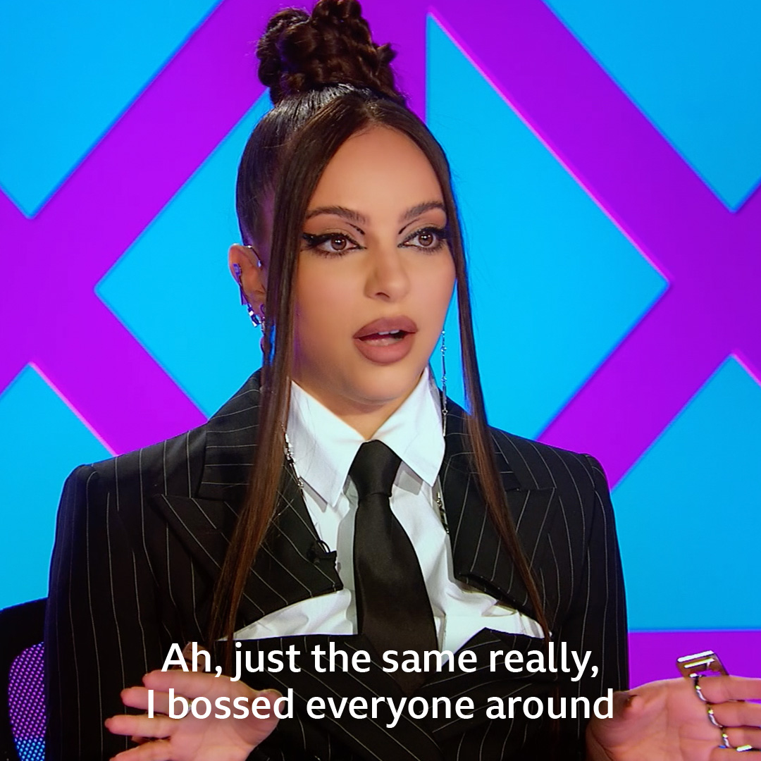 dragraceukbbc's tweet photo. Someone start a petition to get Jade Thirlwall on the reading challenge please. ☕️👀 #DragRaceUK https://t.co/9T8W6lsgOn