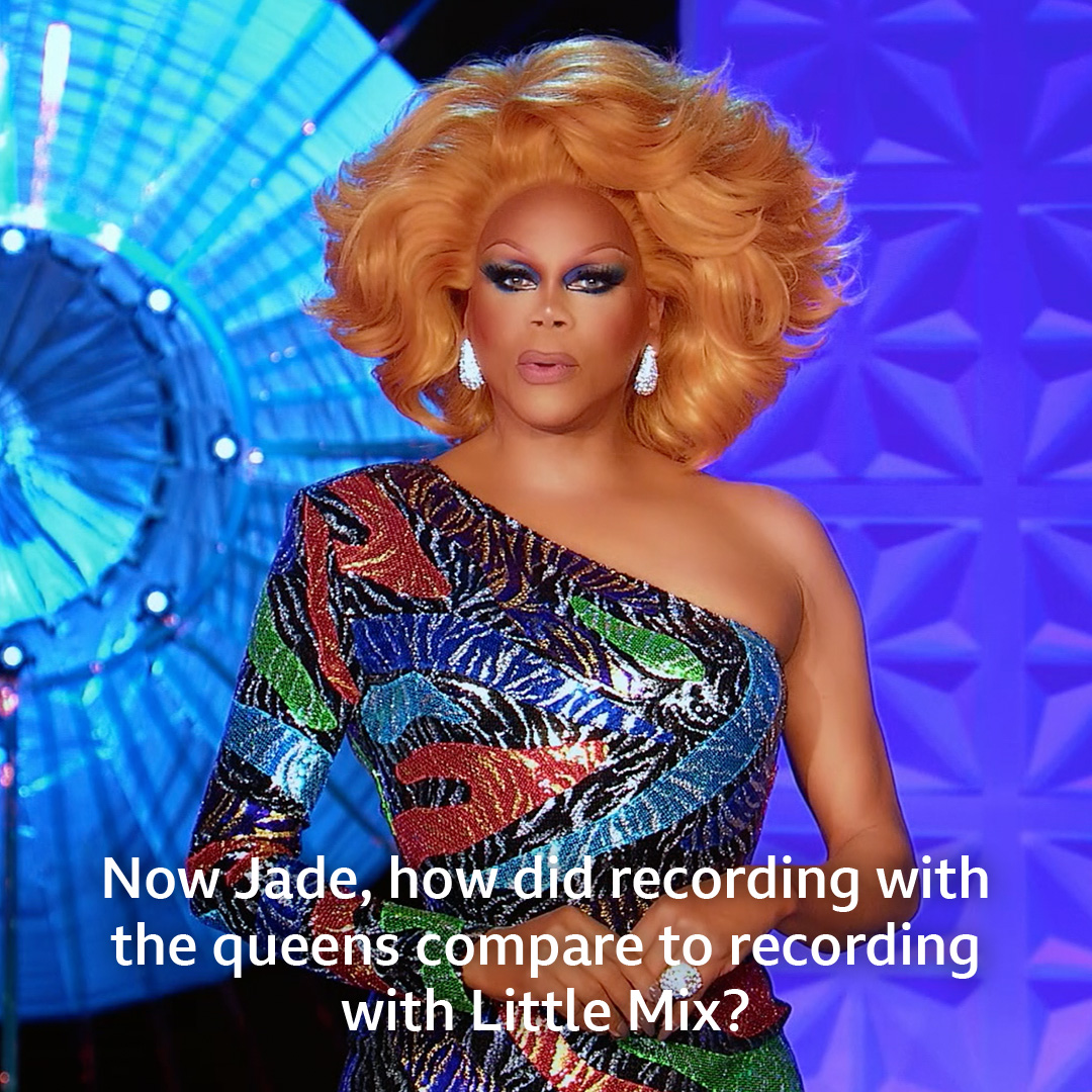 dragraceukbbc's tweet photo. Someone start a petition to get Jade Thirlwall on the reading challenge please. ☕️👀 #DragRaceUK https://t.co/9T8W6lsgOn