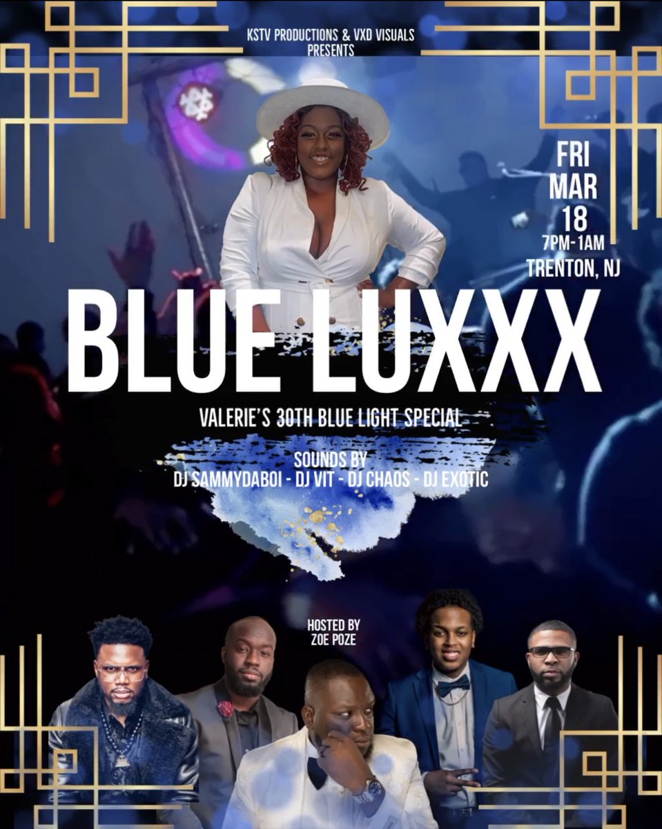 iAmValDes's tweet photo. BLUE LUXXX is a couple of weeks away 😭🔥 Can’t wait to see everyone #EnBleu this is gonna be a vibeeee 🍾
My lineup is crazy. Can’t wait to celebrate 30 🥶
https://t.co/4sEOpPlgkf 🎟 https://t.co/SU0JiygbcU
