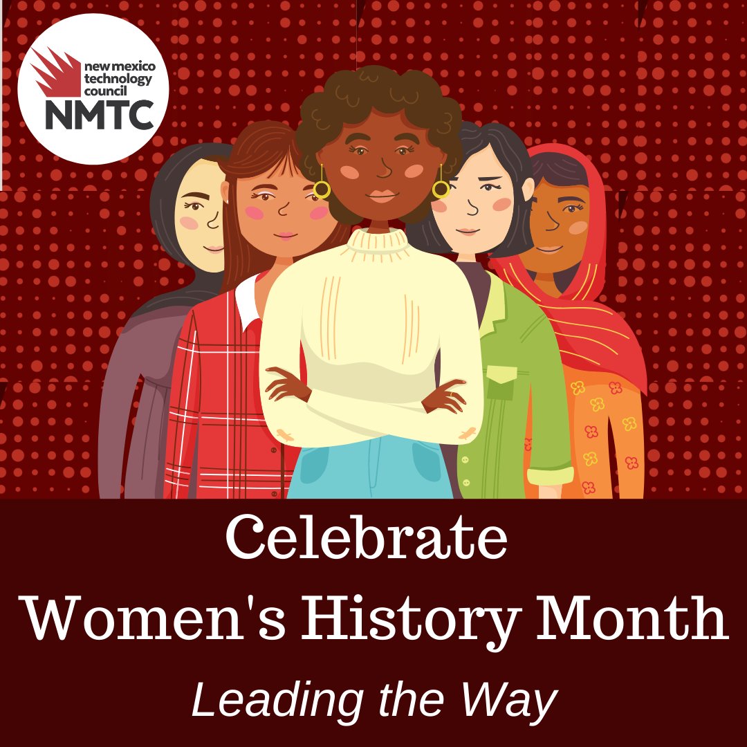 NMTCWIT's tweet photo. March is Women's History Month and we're counting down the days until we honor some New Mexico women who are making history TODAY! The Women In Technology Awards is April 21. Ticket prices increase on Sunday. https://t.co/Sac3Z7oxb4 #WomensHistoryMonth #WomeninTechnology https://t.co/FYwytiIN1c