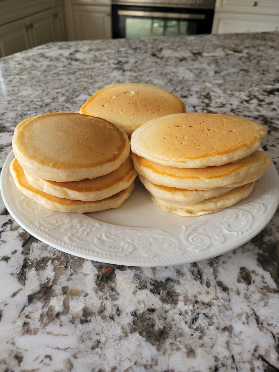 Homemade pancakes for Shrove Tuesday.