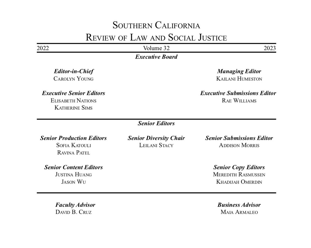 RLSJatUSC's tweet photo. Congratulations to our new Volume 32 Board!! https://t.co/LubeuqCEpq