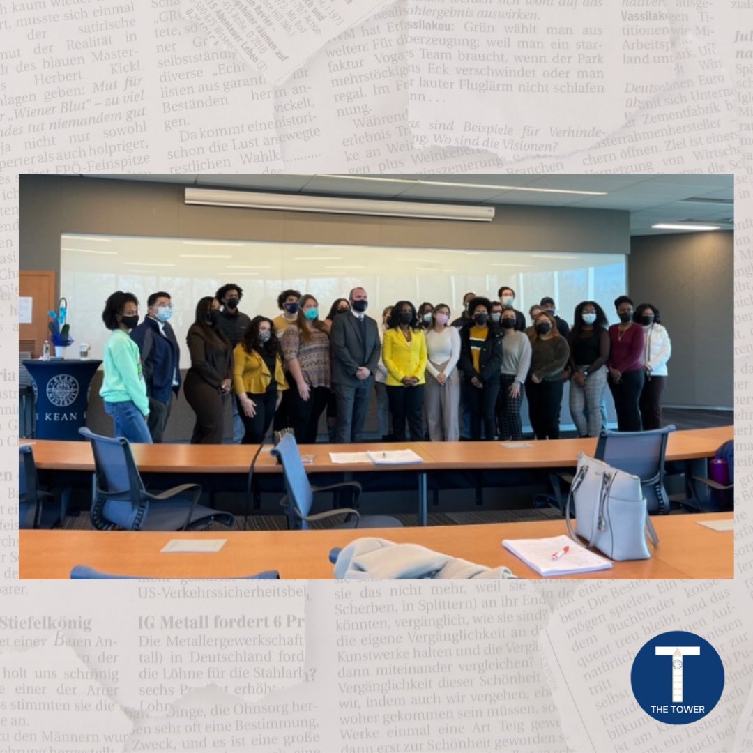 Some of our Tower students attending a session with CNN’s Abby Philip 🤍💙🐾#cougarsclimbhigher