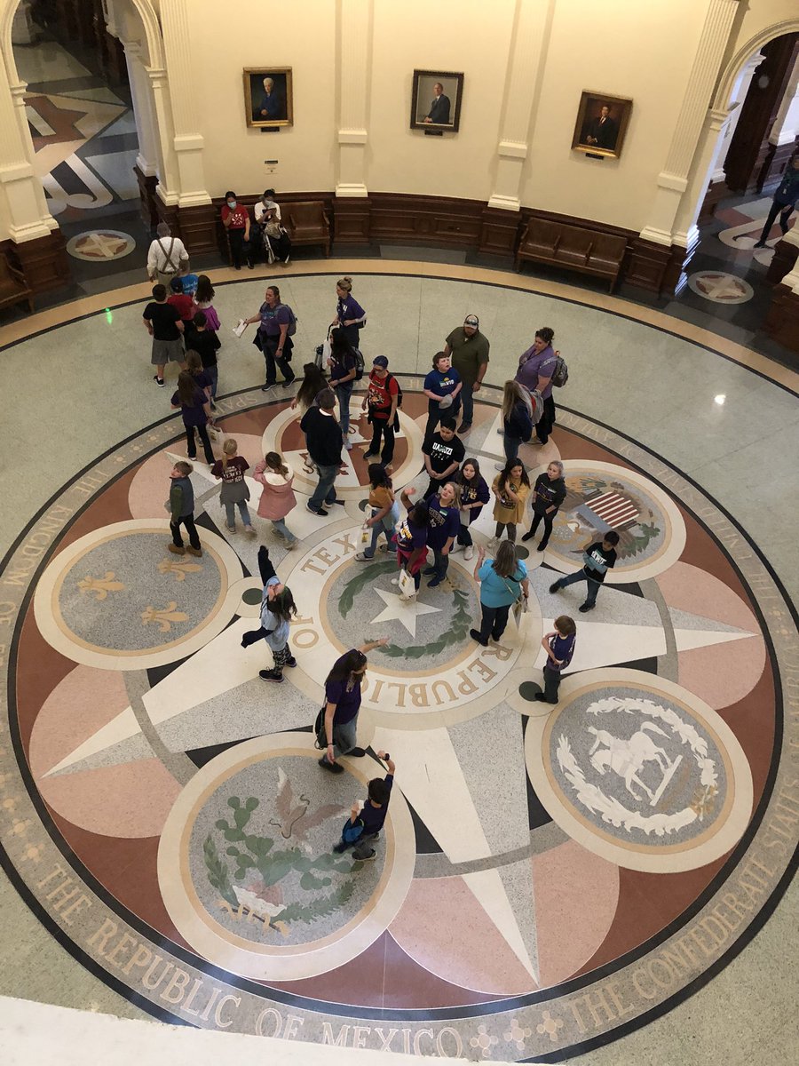 Austin is where it happened today in 4th grade! <a href="/mambrinosteam/">STEAM Academy at Mambrino</a> students toured the Texas State Cemetery and the State Capitol. We learned a lot about our great state and its history. ❤️🤍💙🤠 #headinthegame #10houses1family <a href="/granburyisd/">Granbury ISD</a>