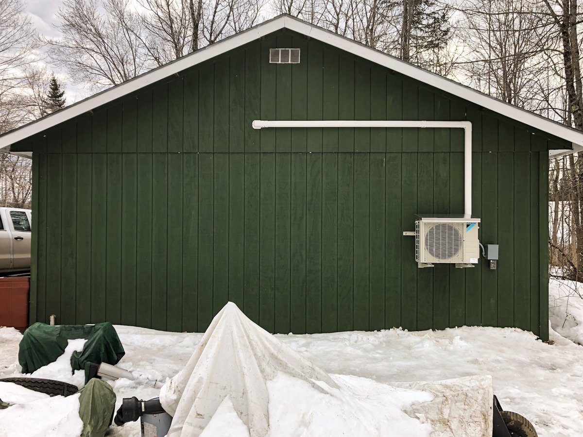 HometownHP's tweet photo. This customer in Etna is constructing a new rec room on their property; with this Daikin 12k system recently installed by our highly-skilled team, they'll be much more comfortable as they continue to transform this space into an incredible rec room! https://t.co/F4EBnYCoHe