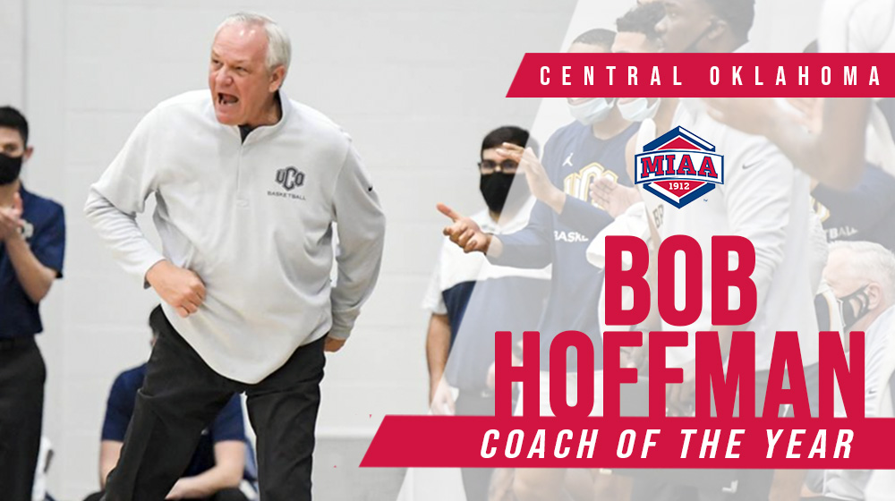 TheMIAA's tweet photo. Congratulations to @UCOMBB's Head Coach Bob Hoffman on being honored as the 𝟮𝟬𝟮𝟮 𝗖𝗼𝗮𝗰𝗵 𝗼𝗳 𝘁𝗵𝗲 𝗬𝗲𝗮𝗿🏆👏

🔗 | https://t.co/mI9GA012BU

#BringYourAGame https://t.co/junULSQnbD