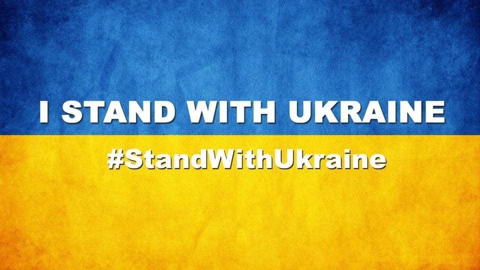 GovMikeDeWine's tweet photo. We're lighting up several Ohio bridges tonight to show support for Ukraine. Details: https://t.co/KU3VFEv38b #StandWithUkraine @ODOT_Statewide https://t.co/cmjmwxoi0C