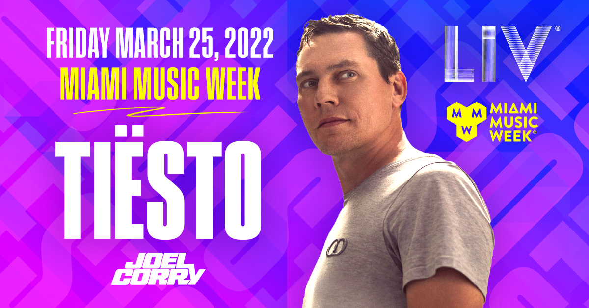 LIVmiami's tweet photo. 🗣Tell all of your friends to be here! @tiesto Miami Music Week FRIDAY MARCH 25th! Tickets at https://t.co/2gI0nFs4oC https://t.co/spEmev41DO