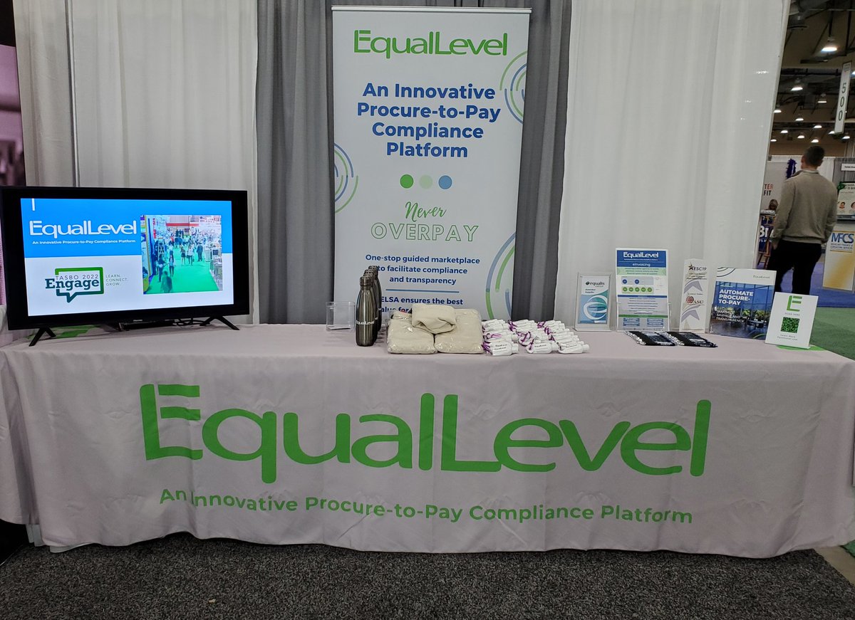 EqualLevel's tweet image. The doors are open and we're ready for #TASBOEngage! Stop by booth 908!