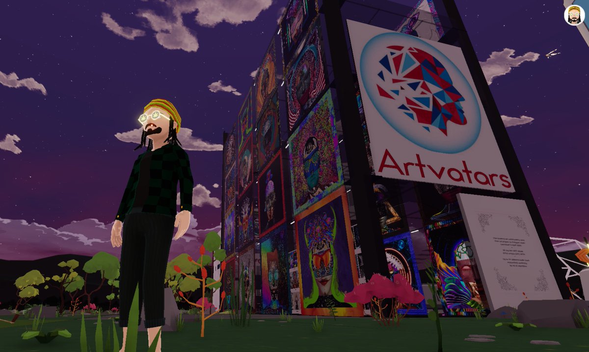 Cervezervs's tweet photo. #NFTGiveaway and Thread🧵1/7:

I just finished a gallery in @decentraland dedicated to @artvatars, if you can please: visit, take a walk, see the art, comment, say hi in a DM if you want, etc 🙏

Link: https://t.co/vBKTwVzRXt

Preview: https://t.co/svlDqJs0S3