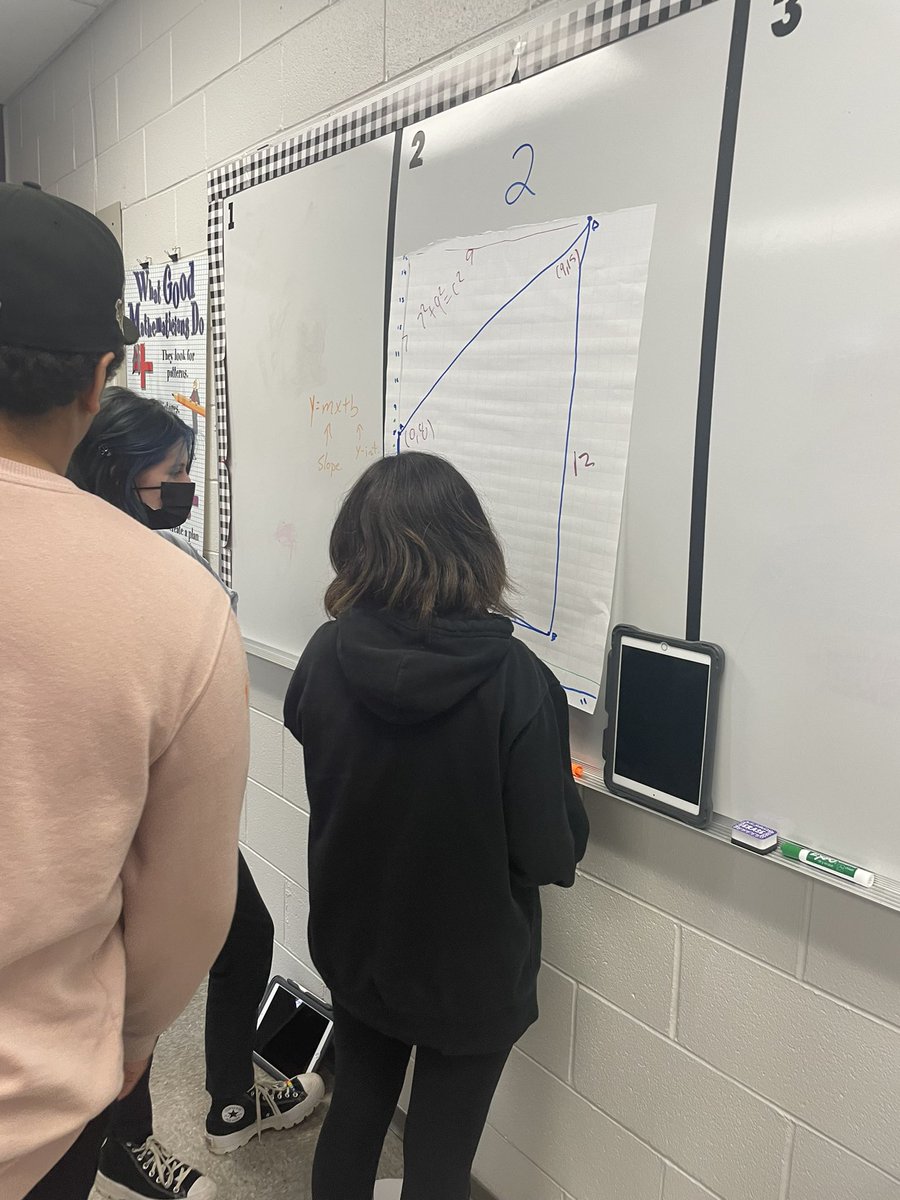 Sometimes you gotta get up and learn vertically! One strategy I learned at our CPM conference this weekend that we put to action right away <a href="/CPMmath/">CPM Math</a>
