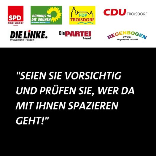 PARTEITroisdorf's tweet photo. Wer schon in der #Troisdorf|er Fußgängerzone spazieren geht, hat auch sonst kein ernsthaftes Ziel im Leben.
Aber warum spazieren gehen, wenn man in der Zeit auch sinnvolles tuen kann, wie die Wirtschaft fördern. Prost!

Hier geht's zur Erklärung: https://t.co/3mw42IZCIE https://t.co/OnSvv2AYoK