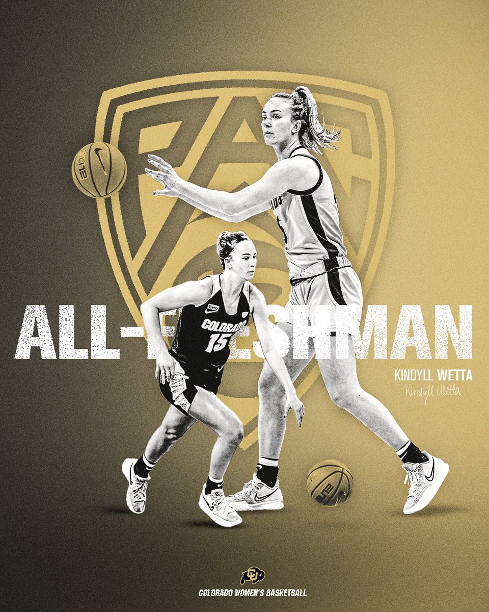 Are you surprised? Because we're not 😎

<a href="/kindyllwetta_/">Kindyll Wetta</a> is one of five players named to the #Pac12WBB All-Freshman Team!

#ElevateYourGame || #GoBuffs 🖤💛