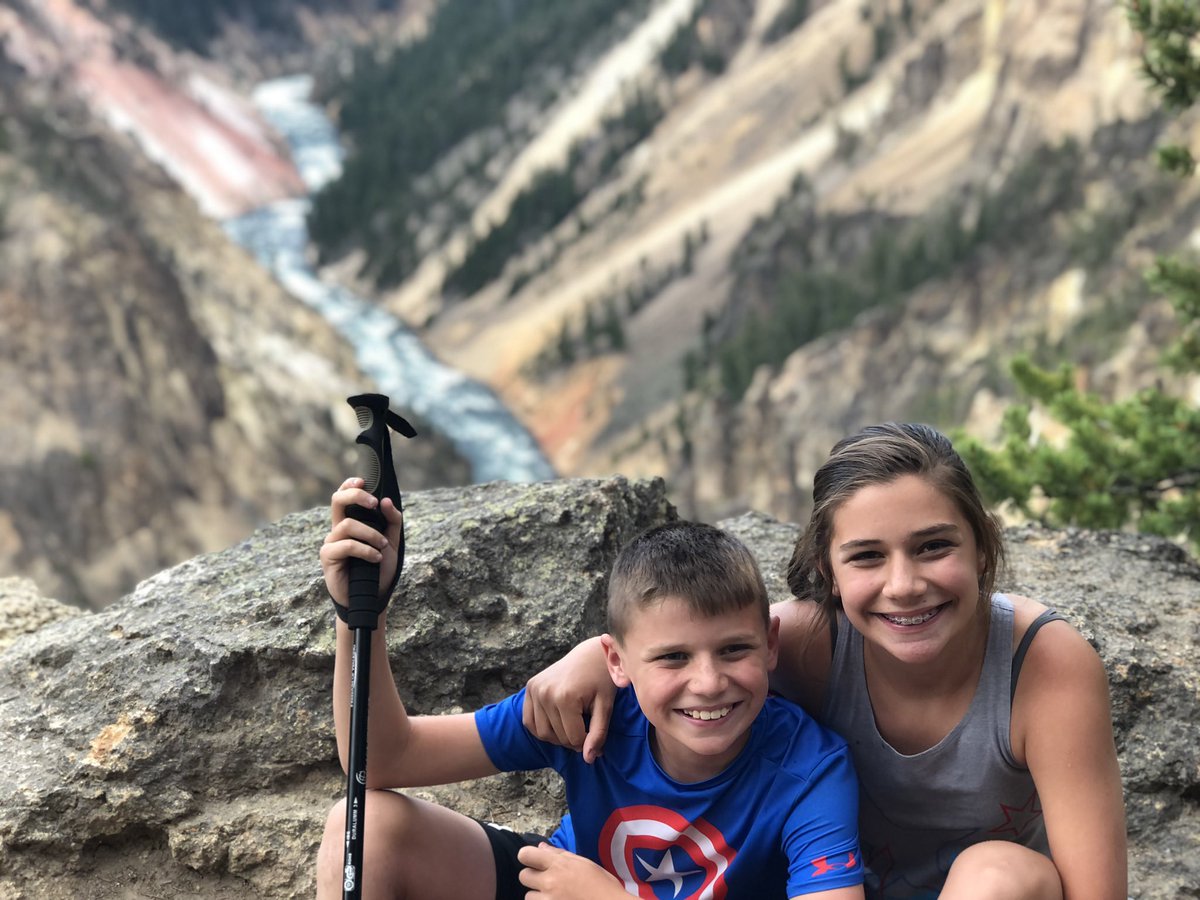 pdamron23's tweet photo. One of our favorite spots, Lower Falls! #Yellowstone150 #YNP150area https://t.co/lJmnVUmH2P