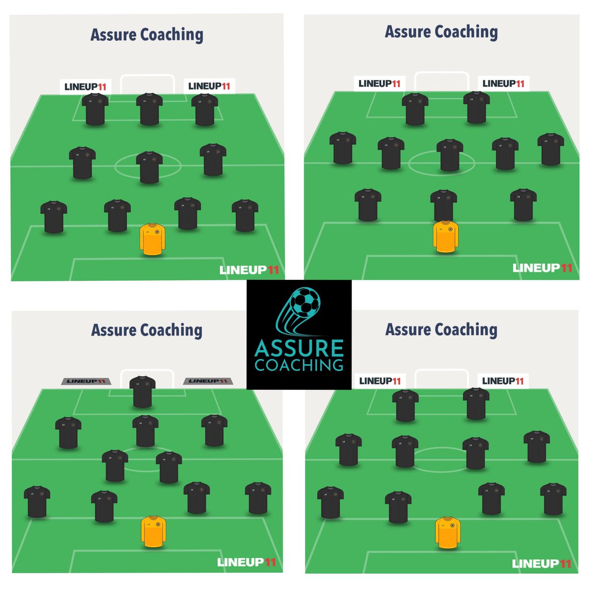 AssureCoaching's tweet photo. As a football coaching company we get asked a question a lot “what is the best formation?” There is no right or wrong answer all teams are different. 

What are your thoughts, do you think a particular formation suits certain players? https://t.co/UaotLNoopJ