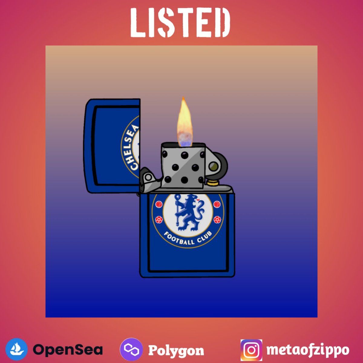 metaofzippo's tweet photo. available on @opensea
zippo lighter . grab it fast
polygon blockchain (no gas fee)

link on my bio ☝️☝️

#nftcollectible  #nftartwork  #nfts  #nftmarket  #nftbuyers  #nftshill #nftindonesia  #nftcollector https://t.co/D0LJGdlXRk