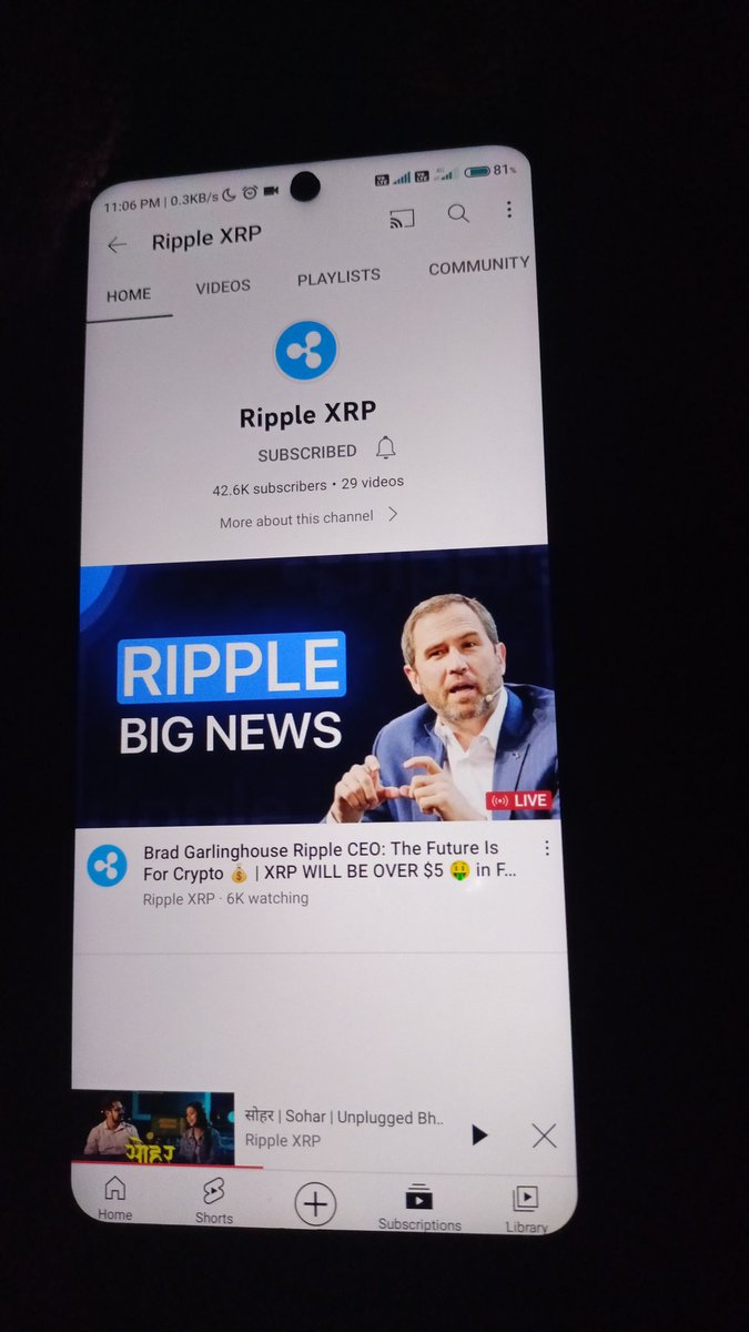 NitishShah720's tweet photo. @YouTube @YouTubeCreators @YouTubeIndia Hello YouTube team please help to recover the YouTube channel. Misri Bhojpuri song channel has been hacked. Channel name changed to Ripple XRP and the streaming a live video on this channel. https://t.co/bE3hgzgzWf