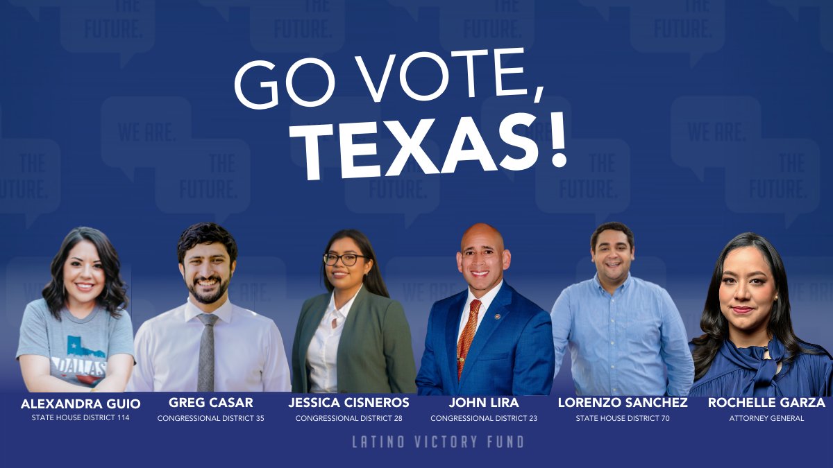 Today is Election Day in #Texas! We endorsed 6 Texas Democrats who support access to health care, raising the minimum wage, immigration rights, reproductive rights &amp; voter protection rights. A vote for them is a vote for a brighter future for Texas. Let's go, #VoteBlue2022!🗳️💪🏾