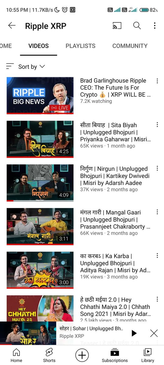 pkrprincekumar's tweet photo. @YouTube @YouTubeCreators @YouTubelndia Hello YouTube team please help to recover the YouTube channel. Misri Bhojpuri song channel has been hacked. Channel name changed to Ripple XRP and the streaming a live video on this channel. https://t.co/WhNtw8oJrz